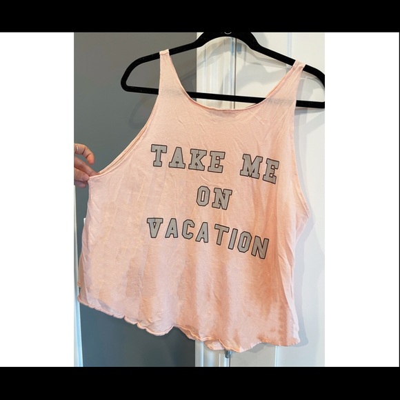 Wildfox Take Me On Vacation Flowy Tank - Picture 2 of 3